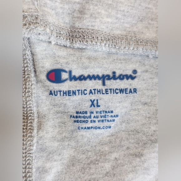 Champion Girls Signature Script Gray Athletic Leggings Size XL - Picture 4 of 4